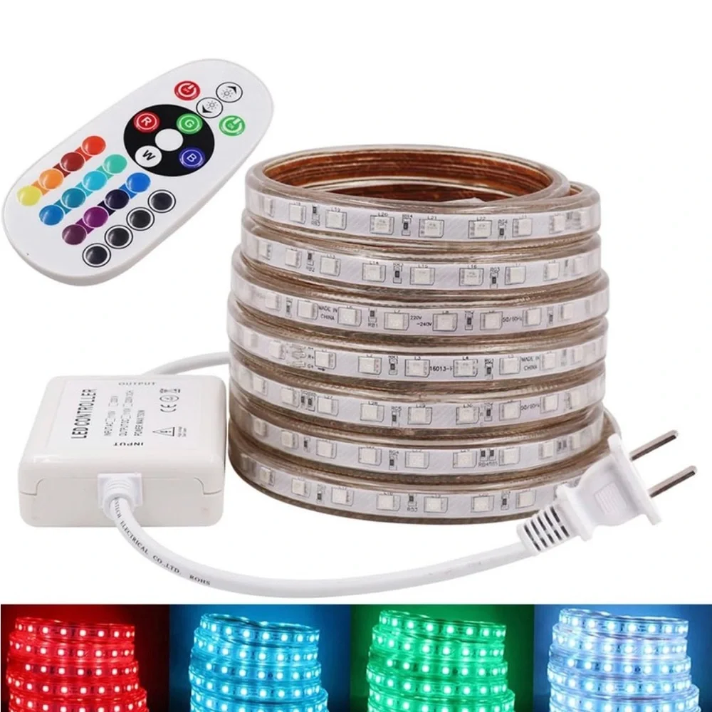 33ft Led Strip RGB Led Lights Indoor/Outdoor Waterproof NEW In Package